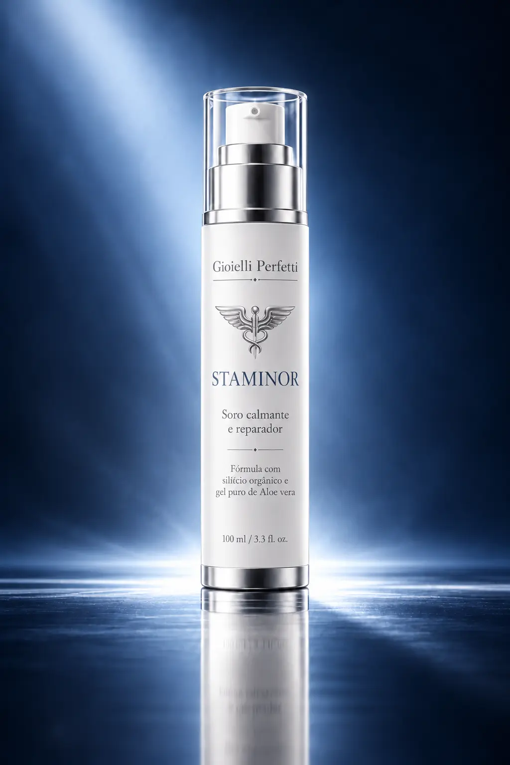 Frasco STAMINOR VORTEX UTS em apresentação premium