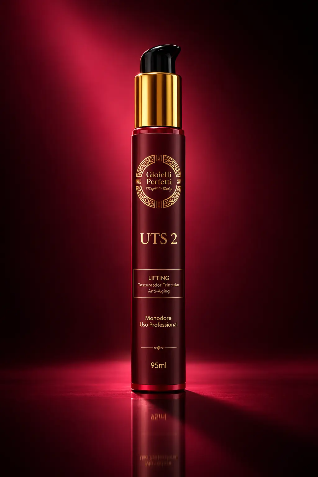 Apresentação premium do frasco GIOIELLI PERFETTI UTS 2 Lifting