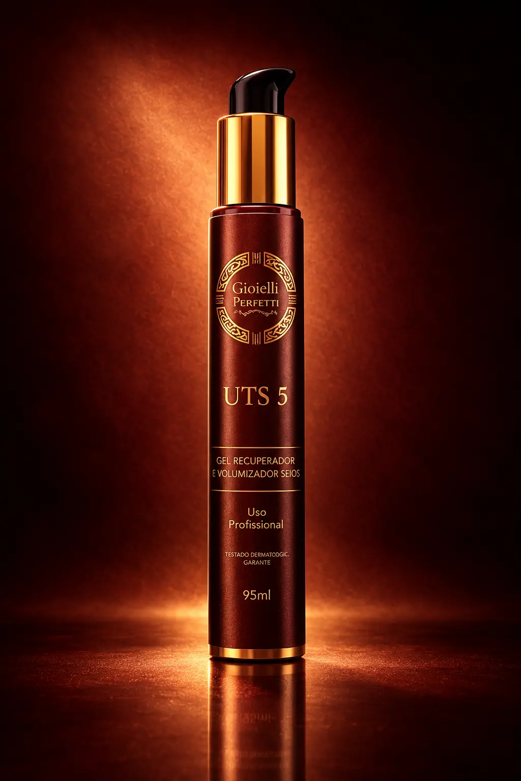 Apresentação premium do frasco GIOIELLI PERFETTI UTS 5 BUST